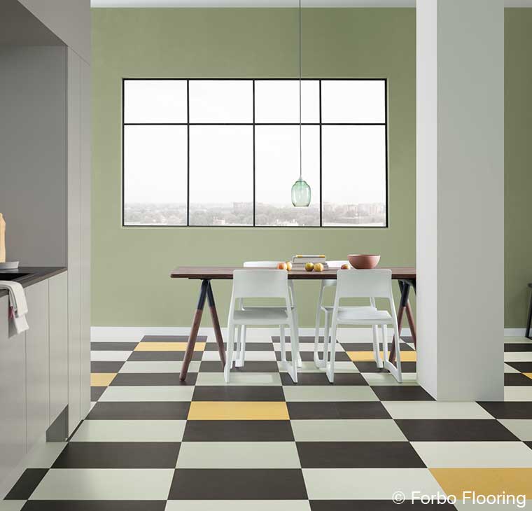 Marmoleum Click - klare Farben und ein toller Akzent für Ihre Räume Marmoleum Click - klare Farben und ein toller Akzent für Ihre Räume