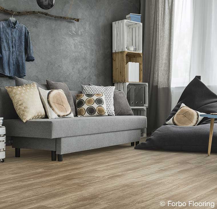 Vinylbelag in behaglicher Holzoptik - für moderne Räume mit behaglicher Atmosphäre Vinylbelag in behaglicher Holzoptik - für moderne Räume mit behaglicher
Atmosphäre