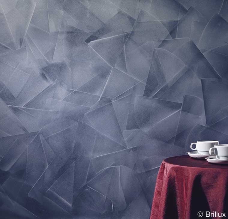 Klassische Lasurtechnik in edlem Blau - schlichte Eleganz für Ihre Wände Klassische Lasurtechnik in edlem Blau - schlichte Eleganz für Ihre Wände
