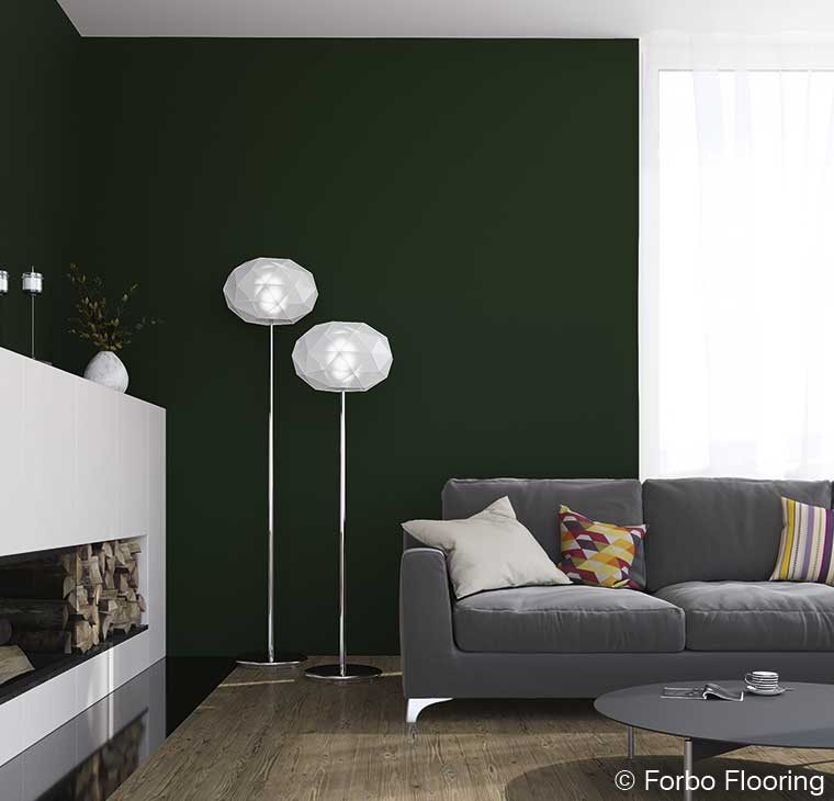 Moderne Wandgestaltung mit ruhigen Farben und natürlich anmutenden Designplanken in warmer Holzoptik Moderne Wandgestaltung mit ruhigen Farben und
natürlich anmutenden Designplanken in warmer Holzoptik